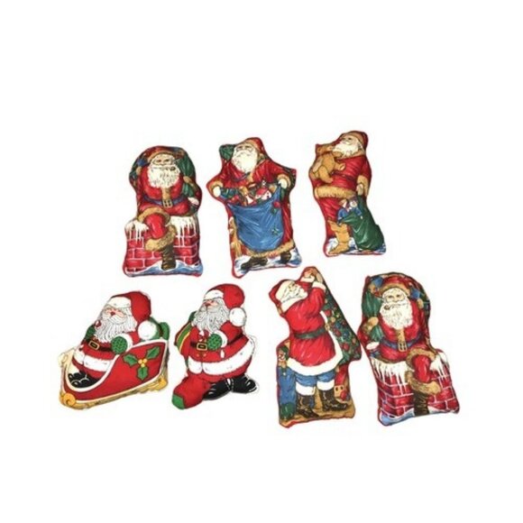 small vintage santa handmade plush - Picture 2 of 3